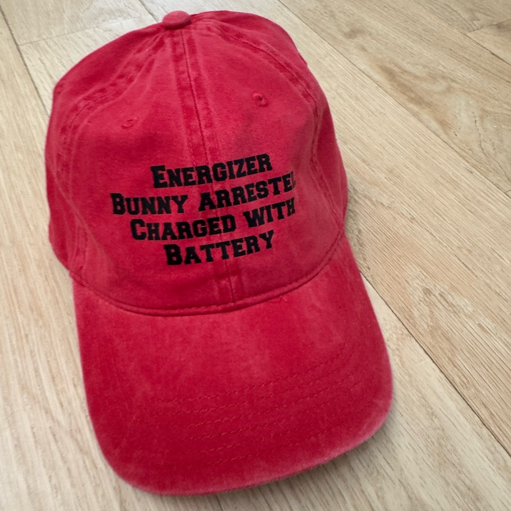 Otto Energizer Bunny Baseball Cap | Size: One Size, Adjustable | Color: Red